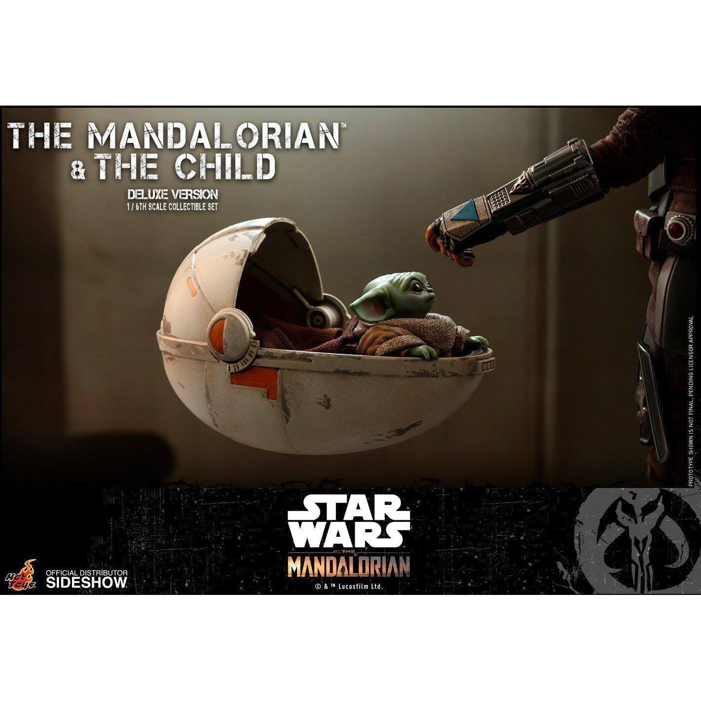 Star Wars: Deluxe The Mandalorian and The Child 1/6 VORBESTELLUNG!-Actionfiguren-Hot Toys-Mighty Underground