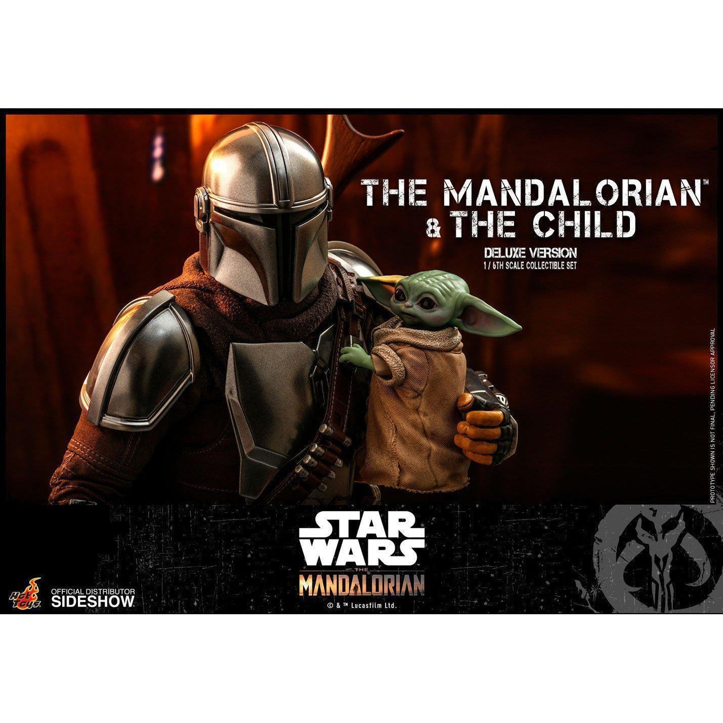 Star Wars: Deluxe The Mandalorian and The Child 1/6 VORBESTELLUNG!-Actionfiguren-Hot Toys-Mighty Underground