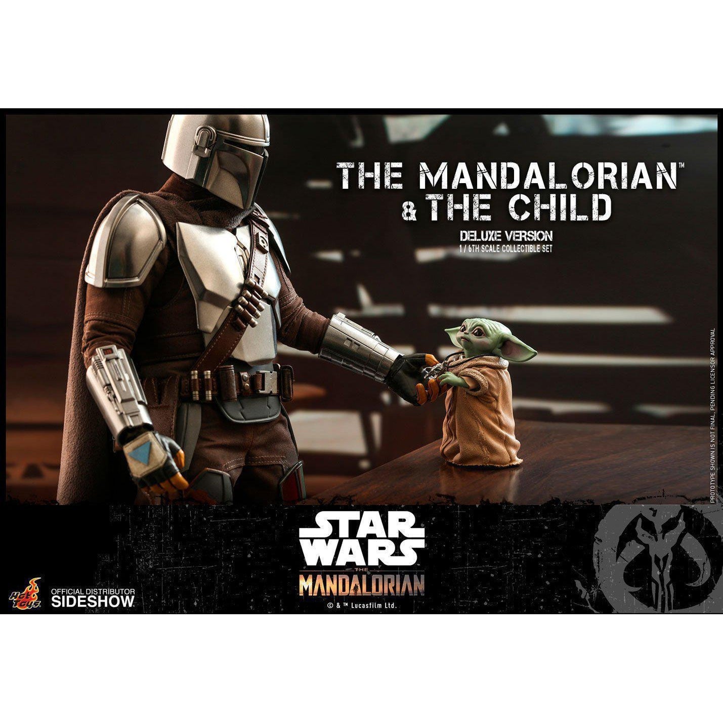 Star Wars: Deluxe The Mandalorian and The Child 1/6 VORBESTELLUNG!-Actionfiguren-Hot Toys-Mighty Underground