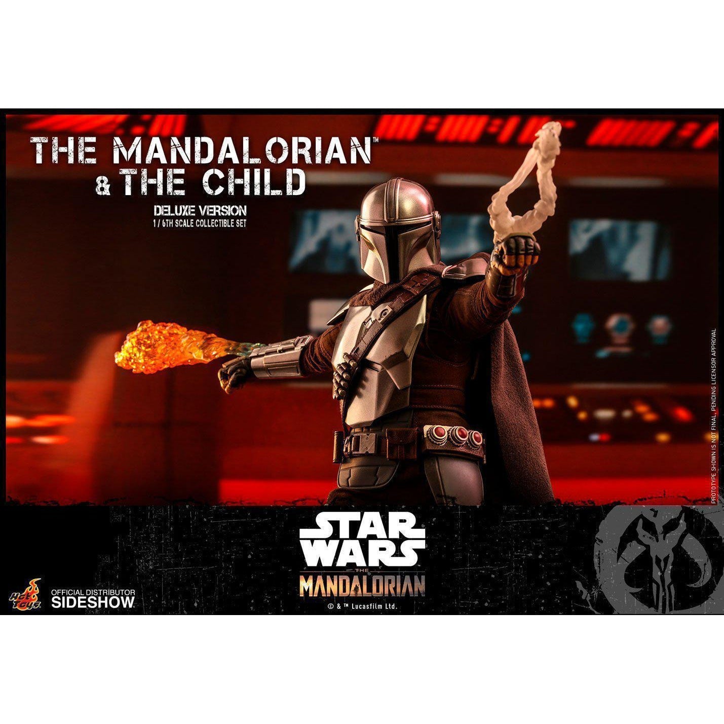 Star Wars: Deluxe The Mandalorian and The Child 1/6 VORBESTELLUNG!-Actionfiguren-Hot Toys-Mighty Underground