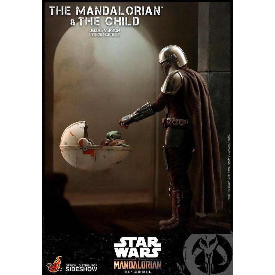 Star Wars: Deluxe The Mandalorian and The Child 1/6 VORBESTELLUNG!-Actionfiguren-Hot Toys-Mighty Underground