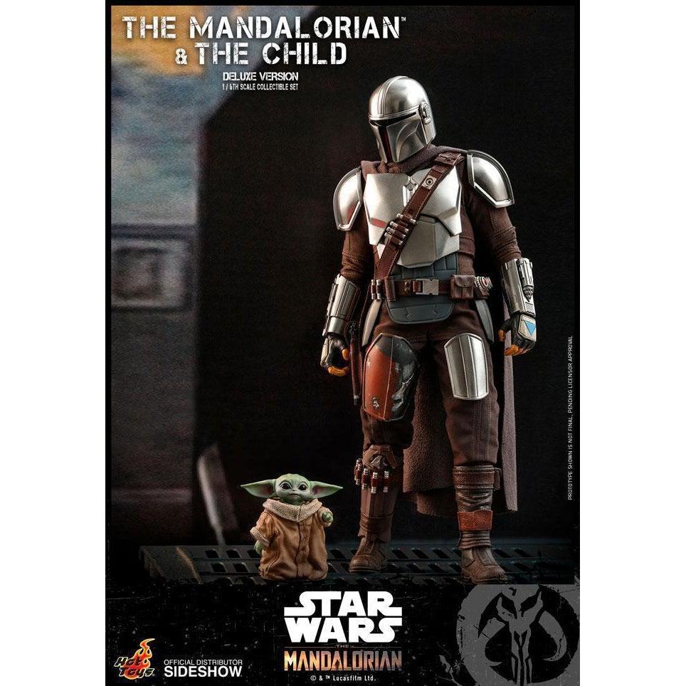 Star Wars: Deluxe The Mandalorian and The Child 1/6 VORBESTELLUNG!-Actionfiguren-Hot Toys-Mighty Underground