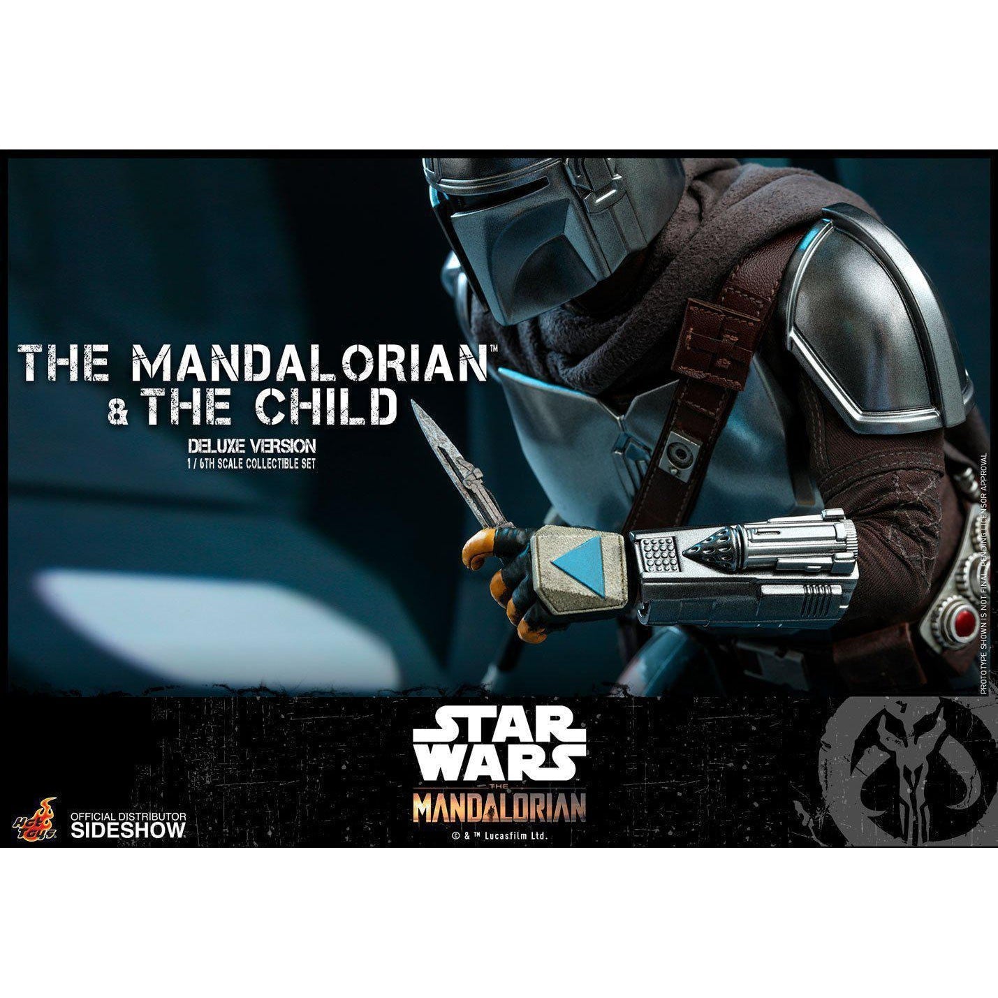 Star Wars: Deluxe The Mandalorian and The Child 1/6 VORBESTELLUNG!-Actionfiguren-Hot Toys-Mighty Underground