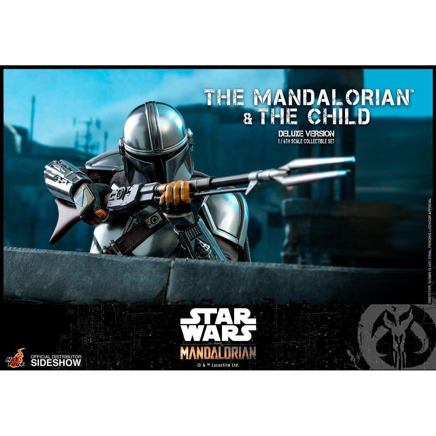 Star Wars: Deluxe The Mandalorian and The Child 1/6 VORBESTELLUNG!-Actionfiguren-Hot Toys-Mighty Underground