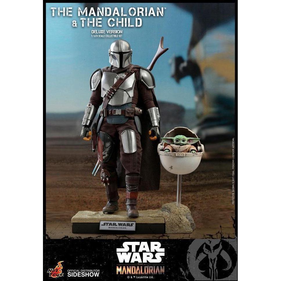 Star Wars: Deluxe The Mandalorian and The Child 1/6 VORBESTELLUNG!-Actionfiguren-Hot Toys-Mighty Underground