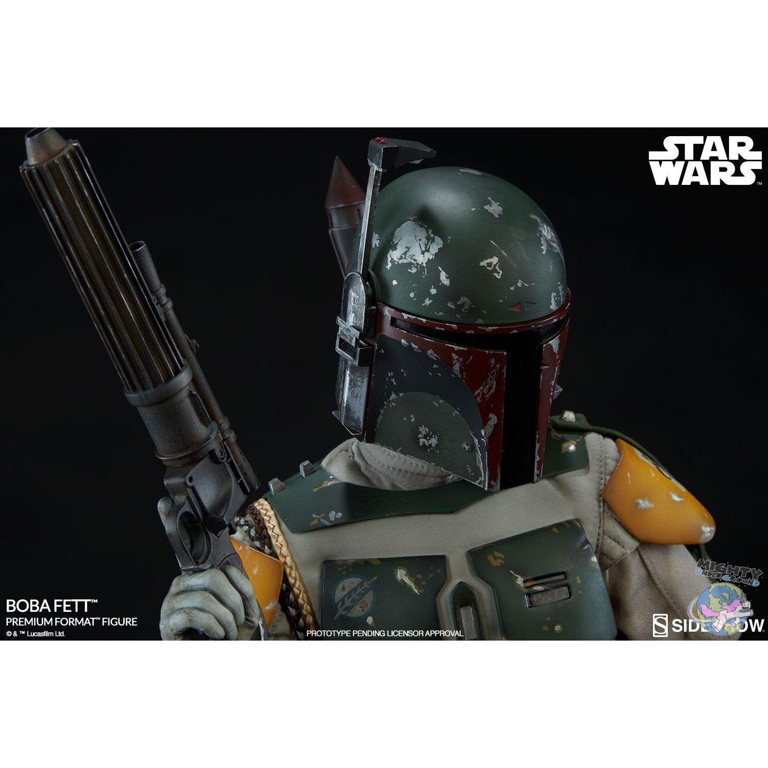 Star Wars: EP VI Return of the Jedi - Boba Fett - Premium Statue-Statue-Sideshow-mighty-underground