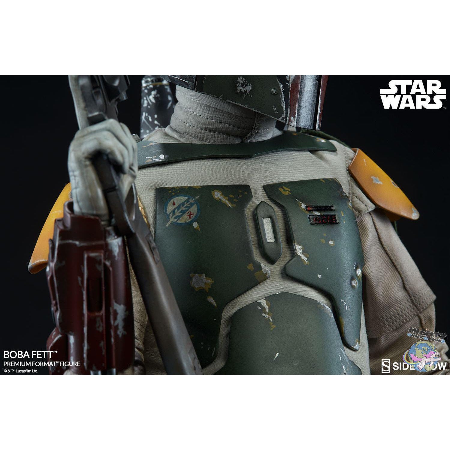 Star Wars: EP VI Return of the Jedi - Boba Fett - Premium Statue-Statue-Sideshow-mighty-underground