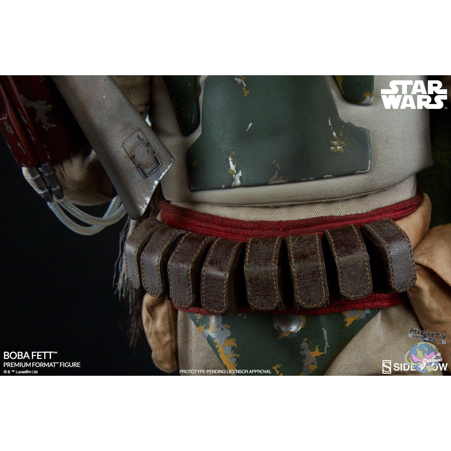 Star Wars: EP VI Return of the Jedi - Boba Fett - Premium Statue-Statue-Sideshow-mighty-underground