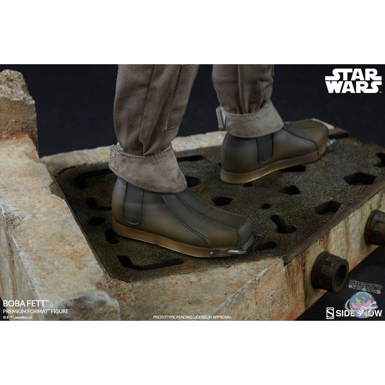 Star Wars: EP VI Return of the Jedi - Boba Fett - Premium Statue-Statue-Sideshow-mighty-underground