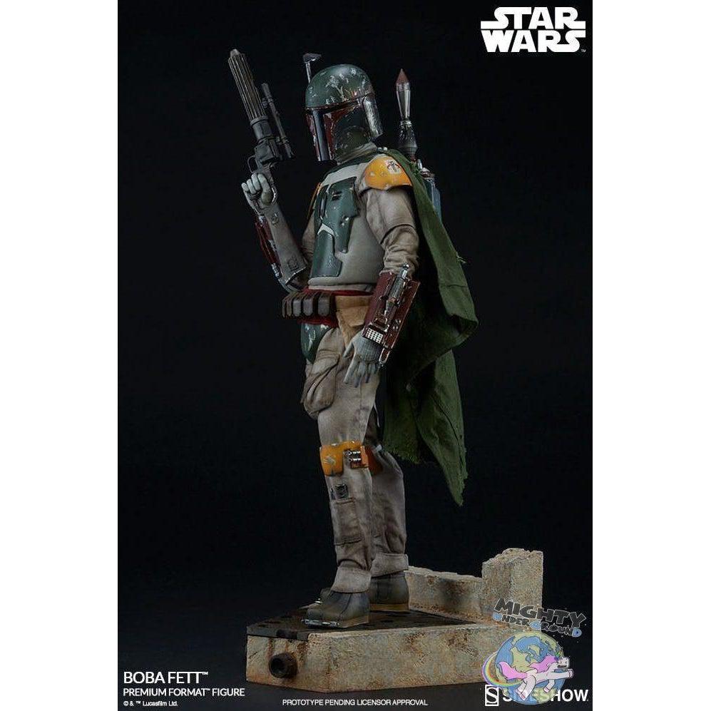 Star Wars: EP VI Return of the Jedi - Boba Fett - Premium Statue-Statue-Sideshow-mighty-underground