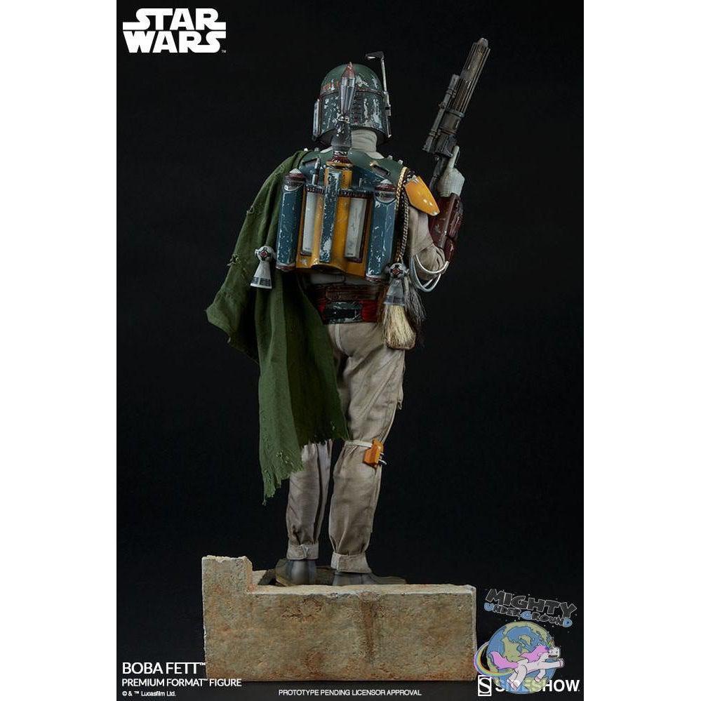 Star Wars: EP VI Return of the Jedi - Boba Fett - Premium Statue-Statue-Sideshow-mighty-underground