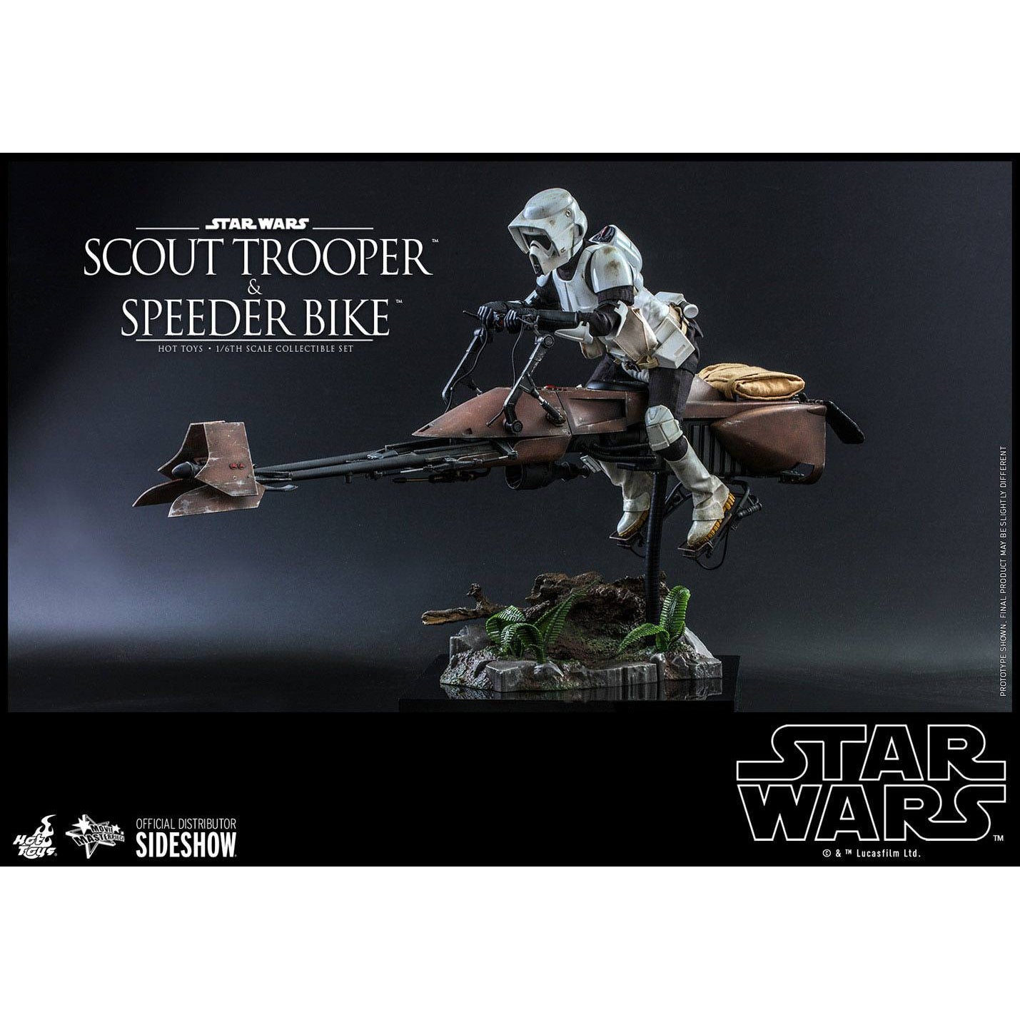 Star Wars: Episode VI - Scout Trooper and Speeder Bike 1:6-Actionfiguren-Hot Toys-Mighty Underground