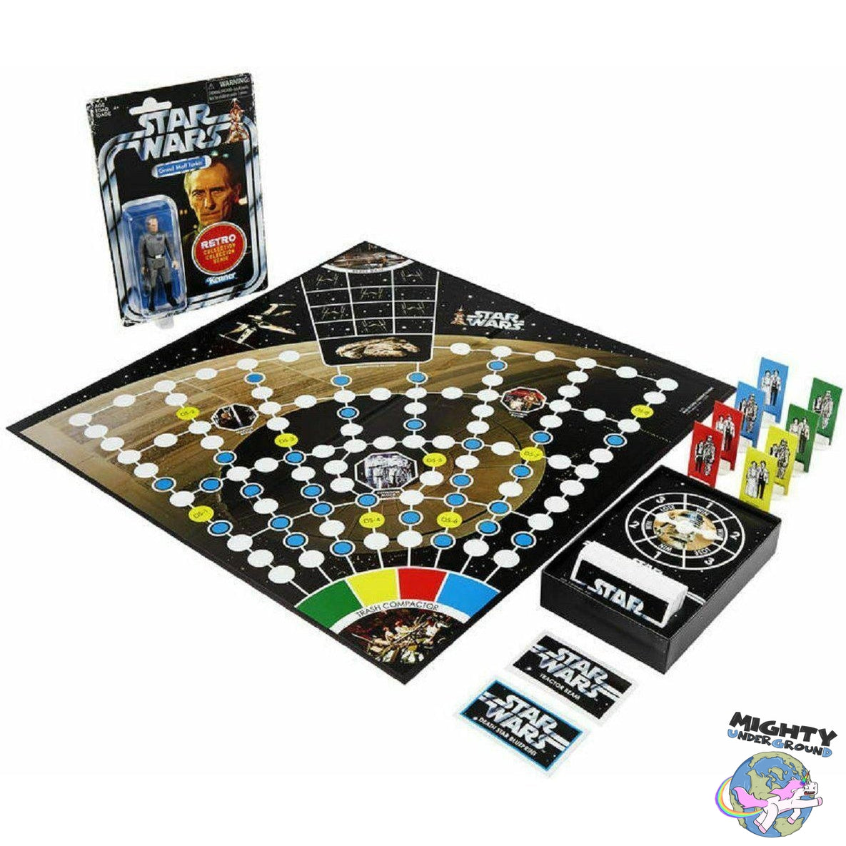 Star Wars: Escape From Death Star (mit Grand Moff Tarkin Figur) - Board Game-Actionfiguren-Hasbro-Mighty Underground