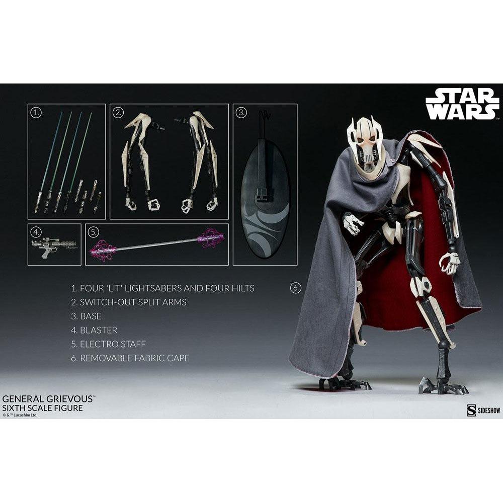 Star Wars: General Grievous 1/6-Actionfiguren-Sideshow-Mighty Underground