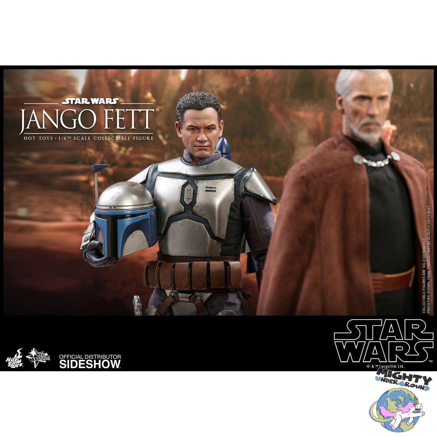 Star Wars: Jango Fett (Ep 2) 1/6 VORBESTELLUNG!-Actionfiguren-Hot Toys-Mighty Underground