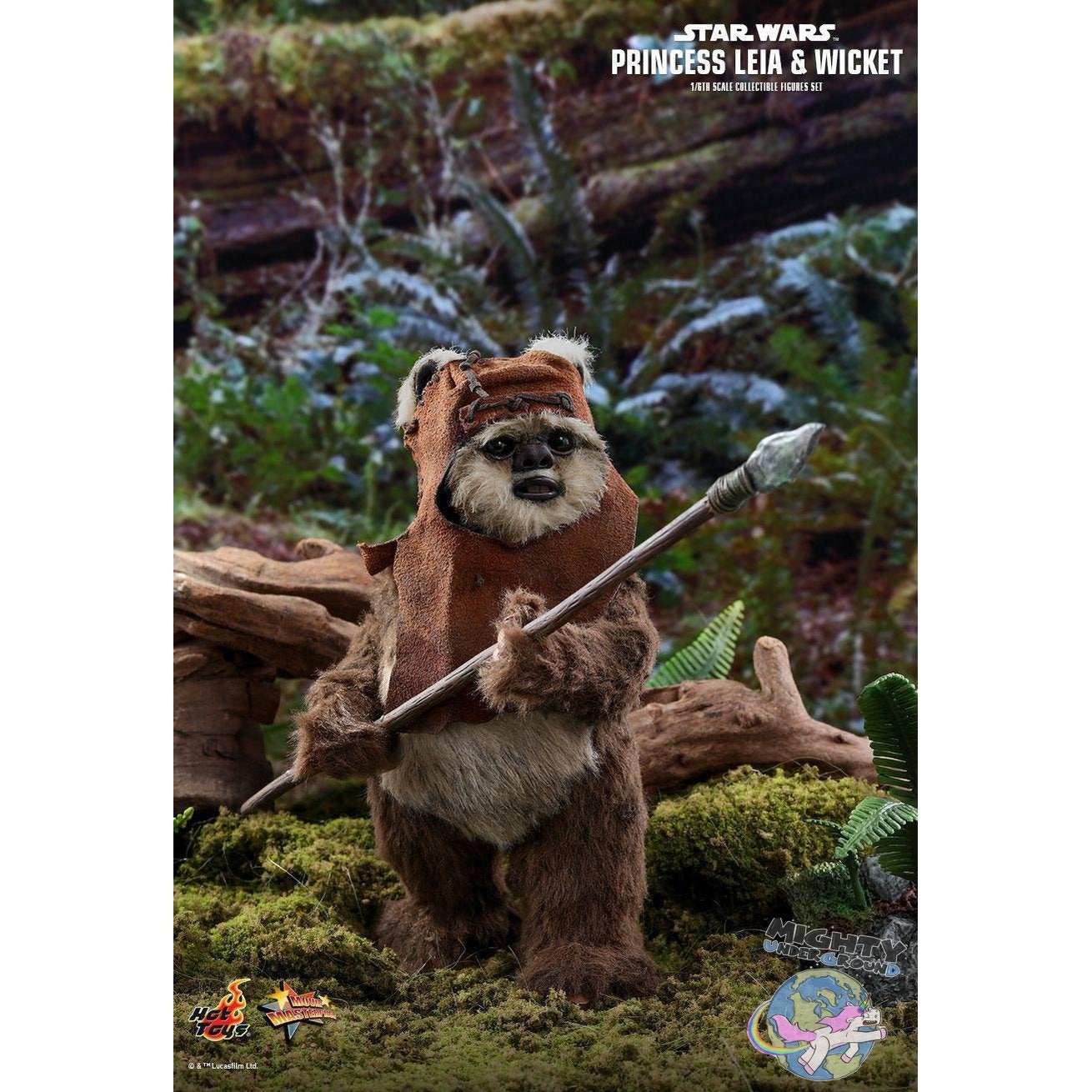 Star Wars: Leia and Wicket 1/6-Actionfiguren-Hot Toys-Mighty Underground