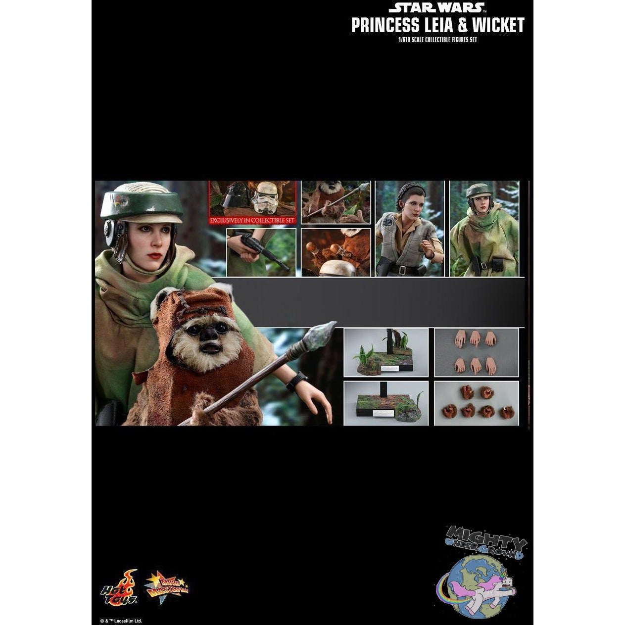 Star Wars: Leia and Wicket 1/6