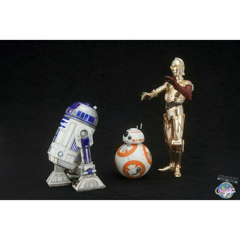 Star Wars: R2-D2, C-3PO & BB-8 - Statuen-Statue-Kotobukiya-mighty-underground