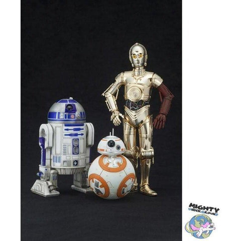 Star Wars: R2-D2, C-3PO & BB-8 - Statuen-Statue-Kotobukiya-mighty-underground