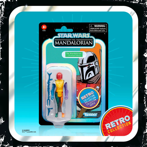 Star Wars Retro Collection: The Mandalorian (Prototype Edition) - 10 cm-Actionfiguren-Hasbro-Mighty Underground