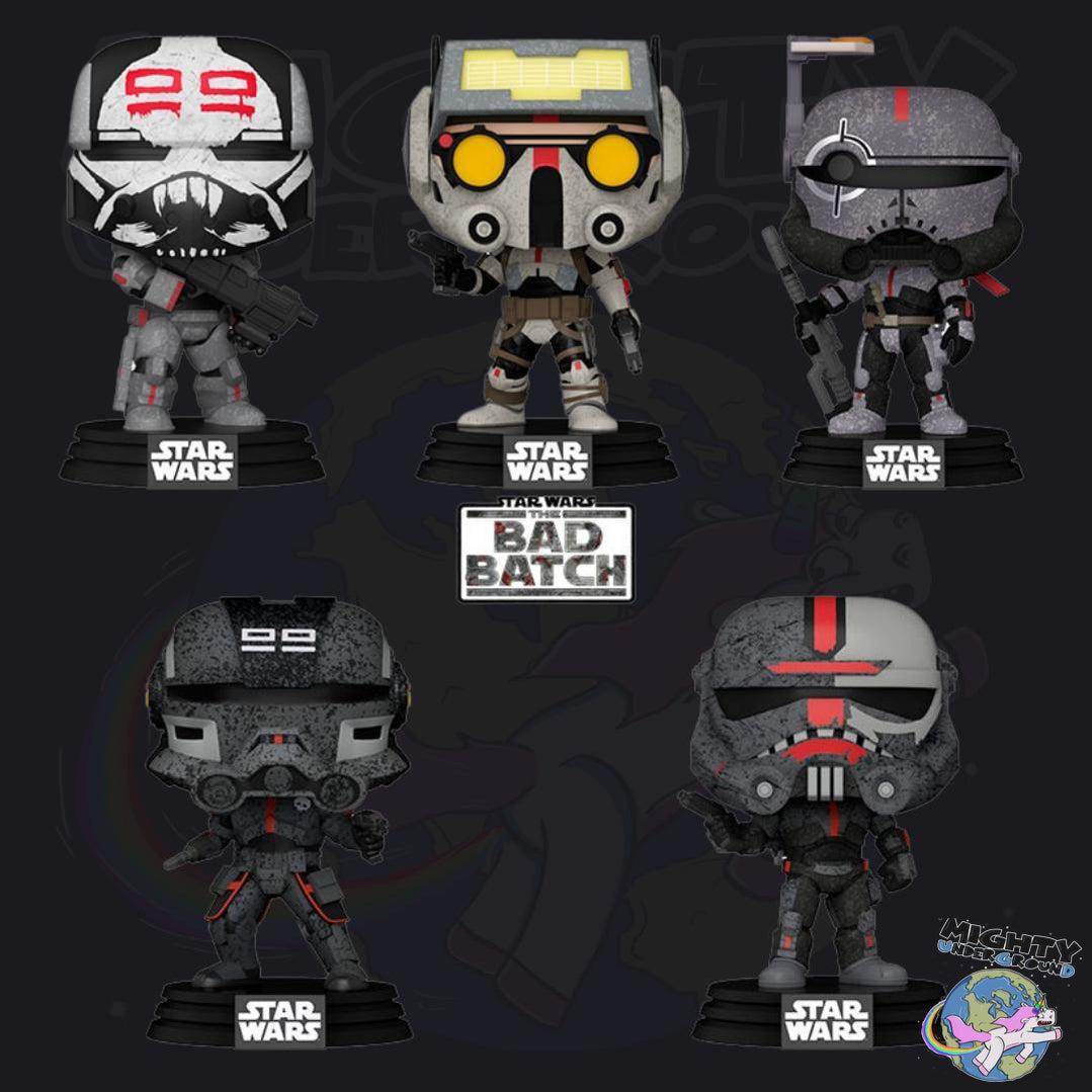 Star Wars The Bad Batch: 5-Set - Pop-POP! + Funkos-Funko-Mighty Underground