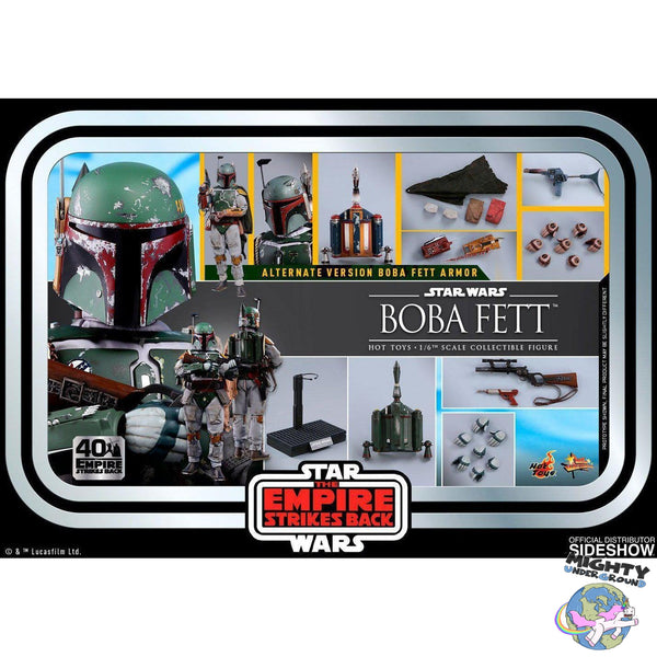 Star Wars: The Empire Strikes Back 40th Anniversary - Boba Fett 1/6 VORBESTELLUNG!-Actionfiguren-Hot Toys-Mighty Underground