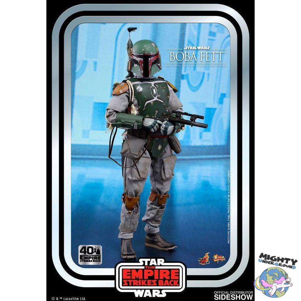 Star Wars: The Empire Strikes Back 40th Anniversary - Boba Fett 1/6 VORBESTELLUNG!-Actionfiguren-Hot Toys-Mighty Underground