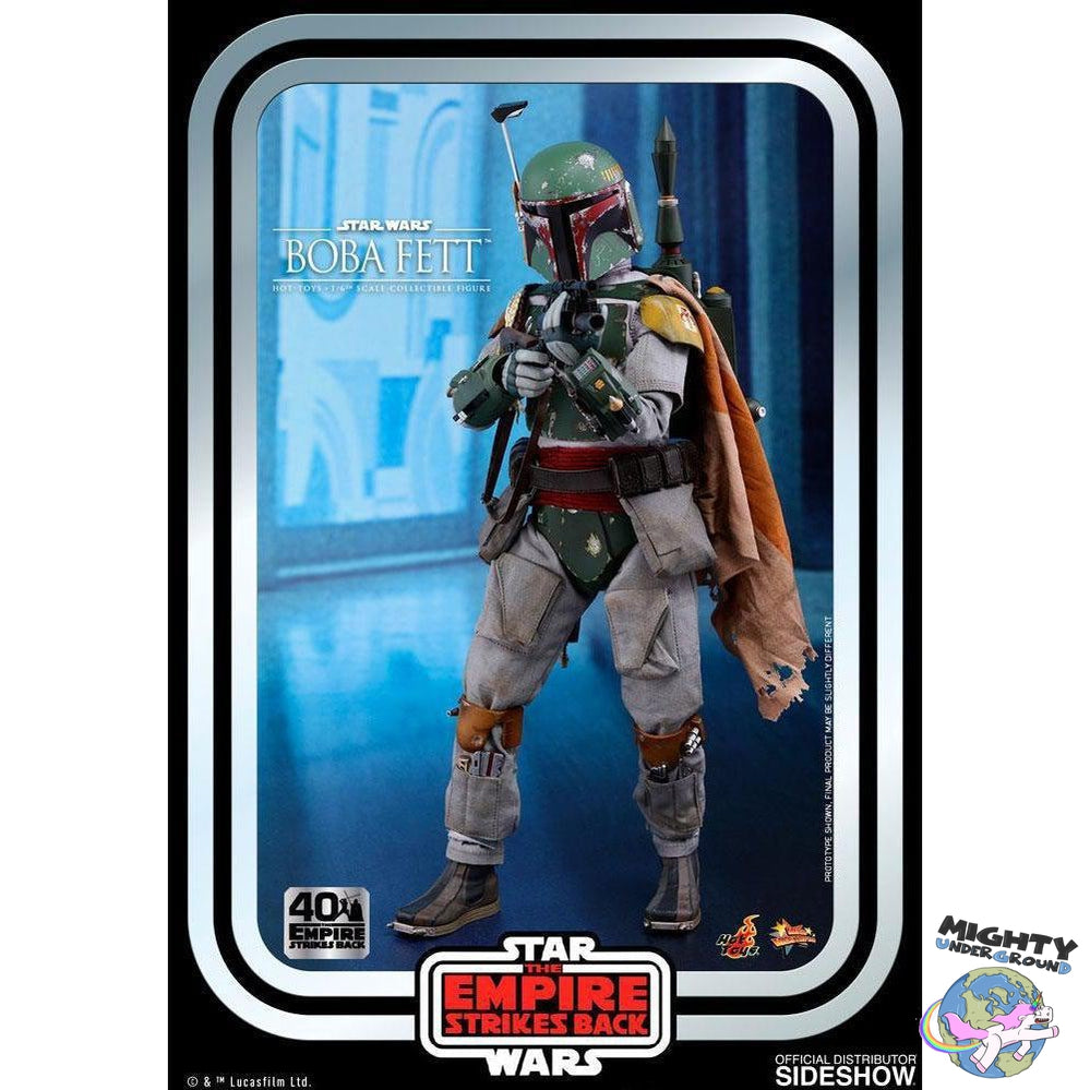 Star Wars: The Empire Strikes Back 40th Anniversary - Boba Fett 1/6 VORBESTELLUNG!-Actionfiguren-Hot Toys-Mighty Underground