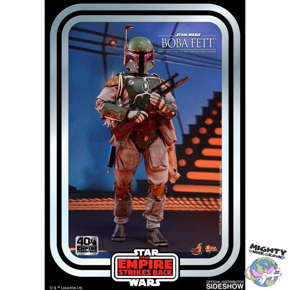 Star Wars: The Empire Strikes Back 40th Anniversary - Boba Fett 1/6 VORBESTELLUNG!-Actionfiguren-Hot Toys-Mighty Underground