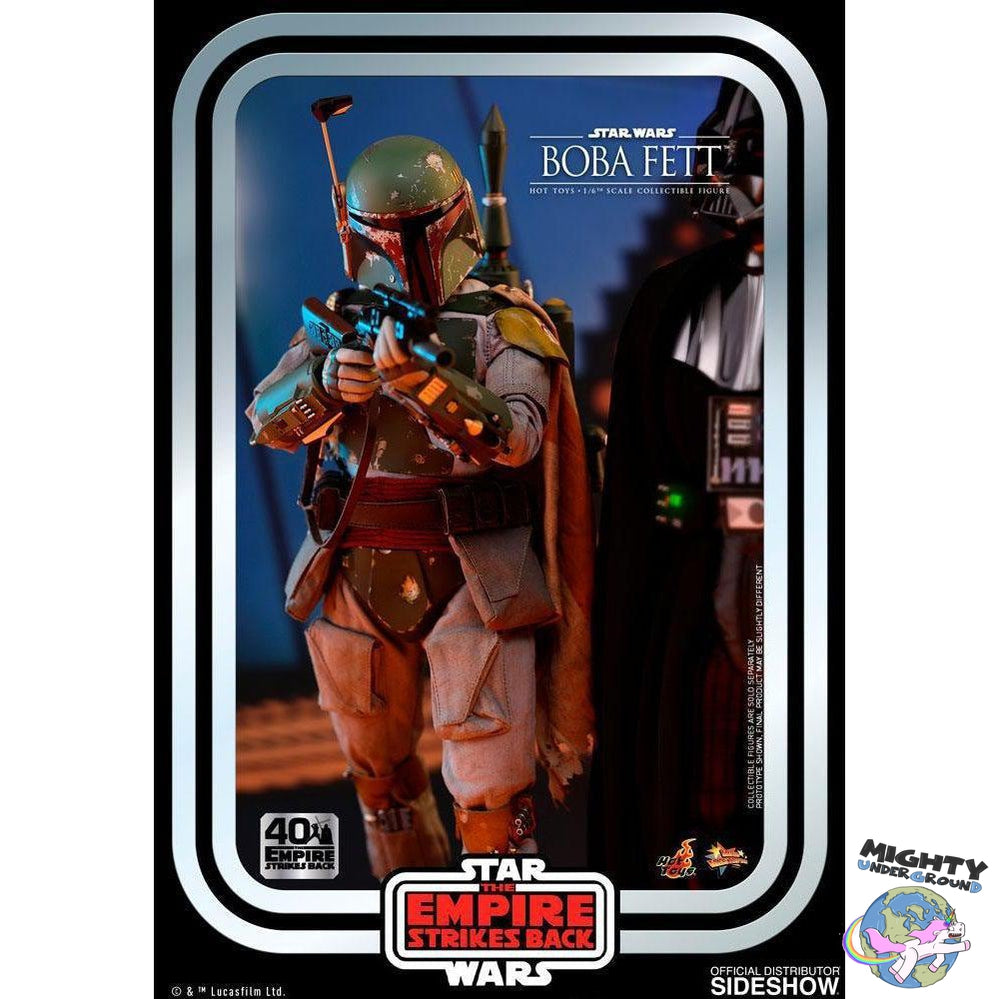 Star Wars: The Empire Strikes Back 40th Anniversary - Boba Fett 1/6 VORBESTELLUNG!-Actionfiguren-Hot Toys-Mighty Underground