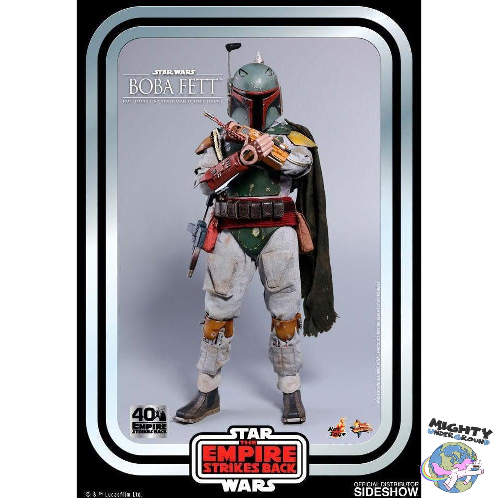 Star Wars: The Empire Strikes Back 40th Anniversary - Boba Fett 1/6 VORBESTELLUNG!-Actionfiguren-Hot Toys-Mighty Underground