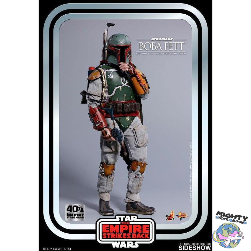 Star Wars: The Empire Strikes Back 40th Anniversary - Boba Fett 1/6 VORBESTELLUNG!-Actionfiguren-Hot Toys-Mighty Underground