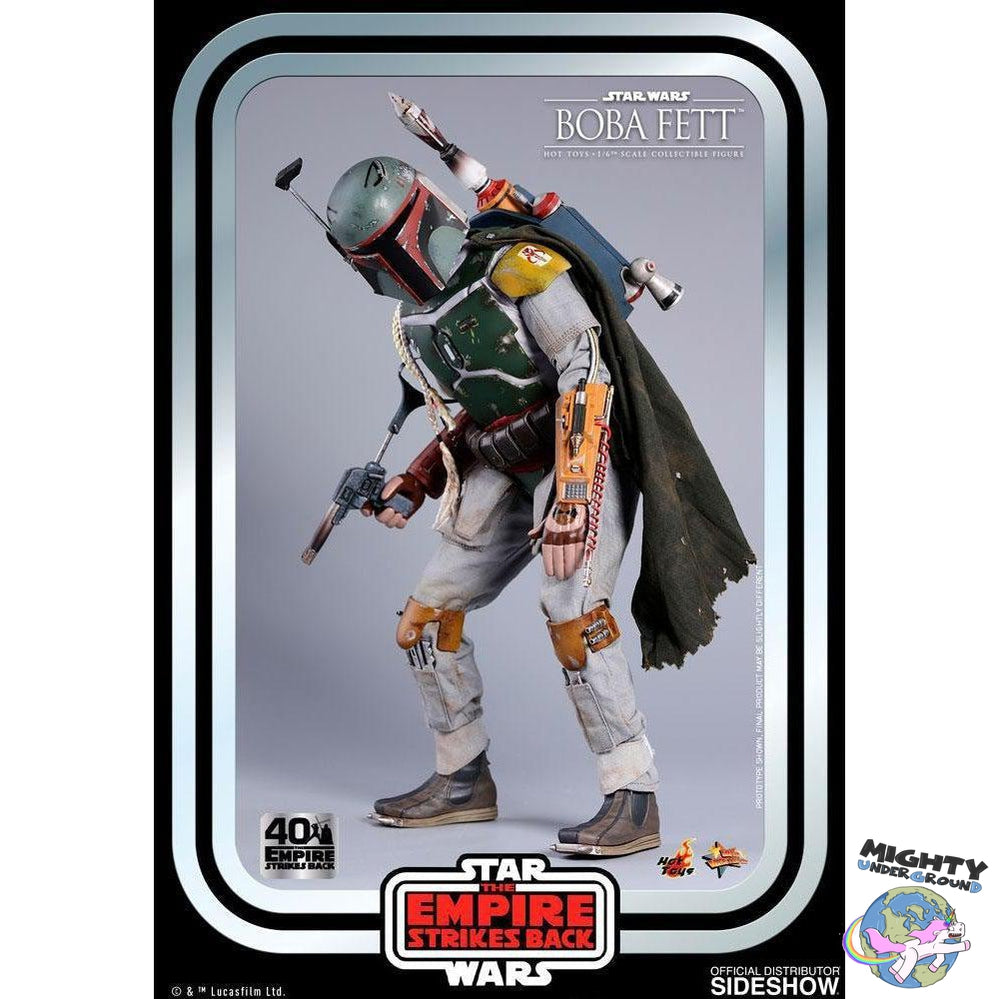 Star Wars: The Empire Strikes Back 40th Anniversary - Boba Fett 1/6 VORBESTELLUNG!-Actionfiguren-Hot Toys-Mighty Underground