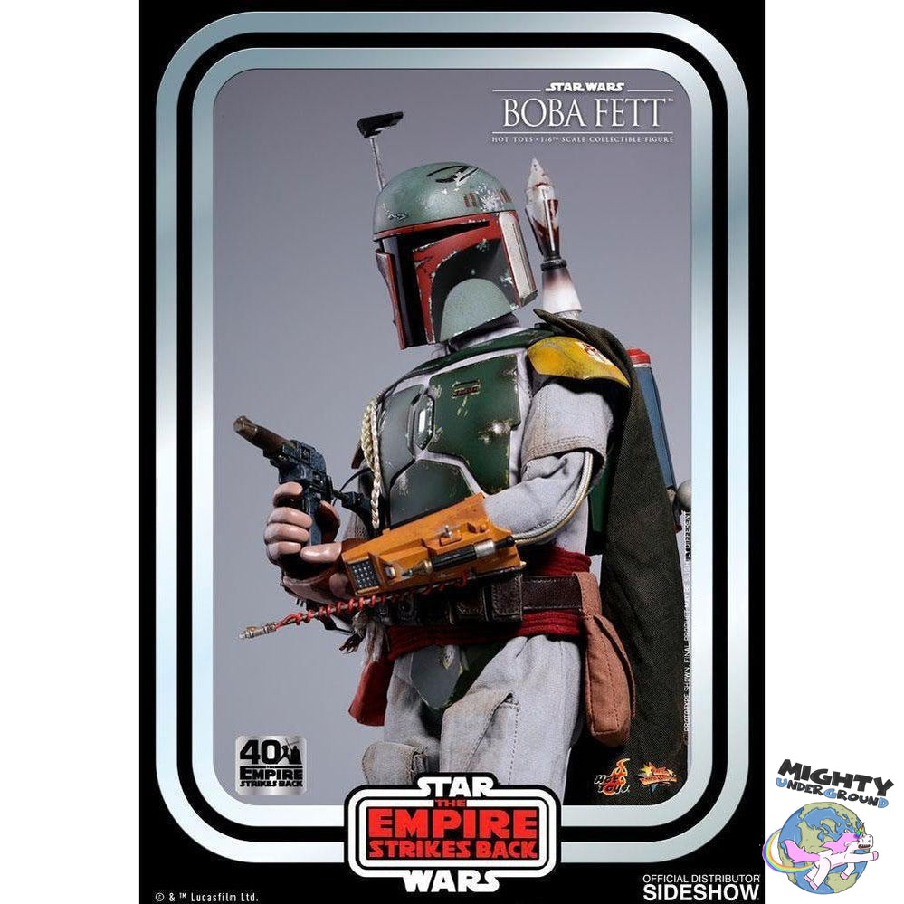 Star Wars: The Empire Strikes Back 40th Anniversary - Boba Fett 1/6 VORBESTELLUNG!-Actionfiguren-Hot Toys-Mighty Underground