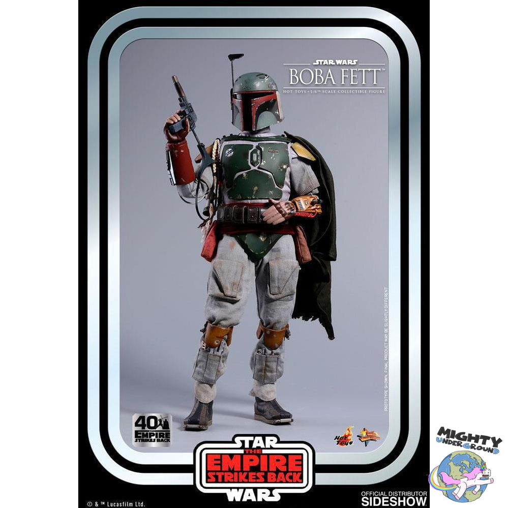 Star Wars: The Empire Strikes Back 40th Anniversary - Boba Fett 1/6 VORBESTELLUNG!-Actionfiguren-Hot Toys-Mighty Underground