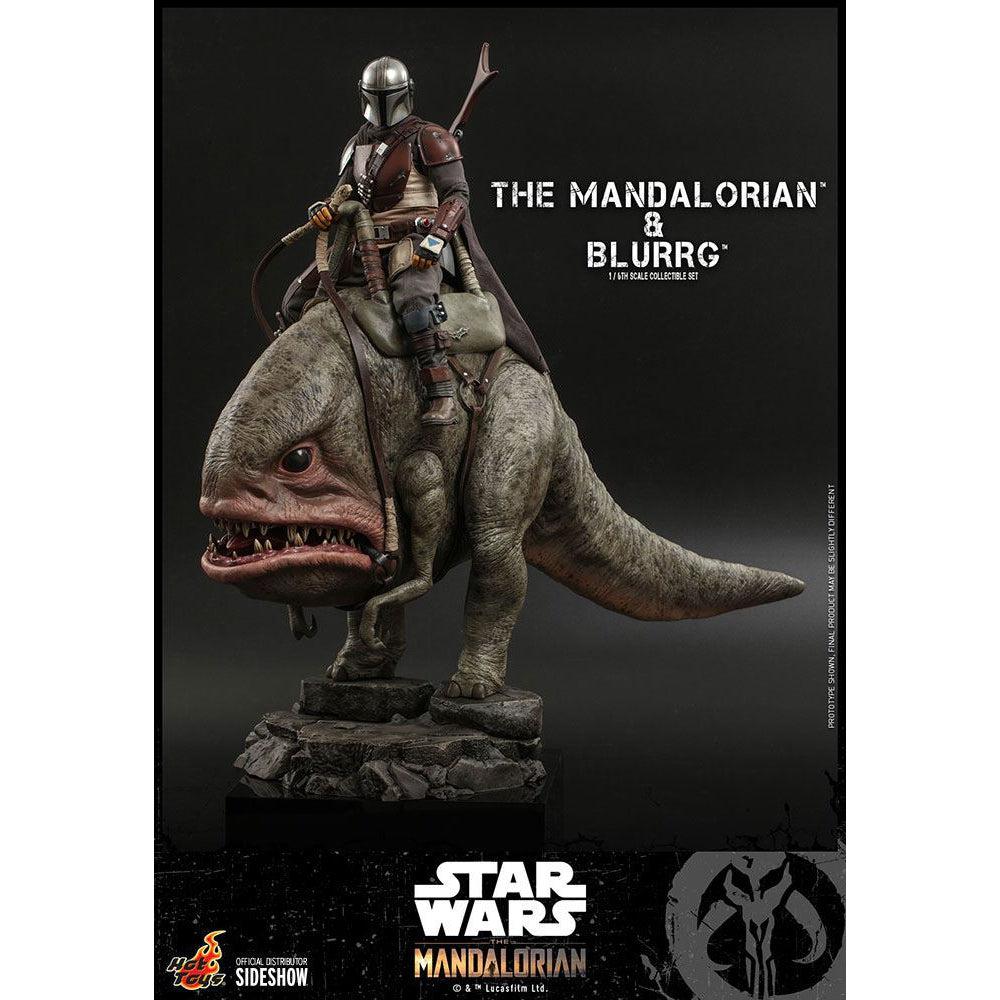 Star Wars: The Mandalorian & Blurrg Set 1/6-Actionfiguren-Hot Toys-Mighty Underground