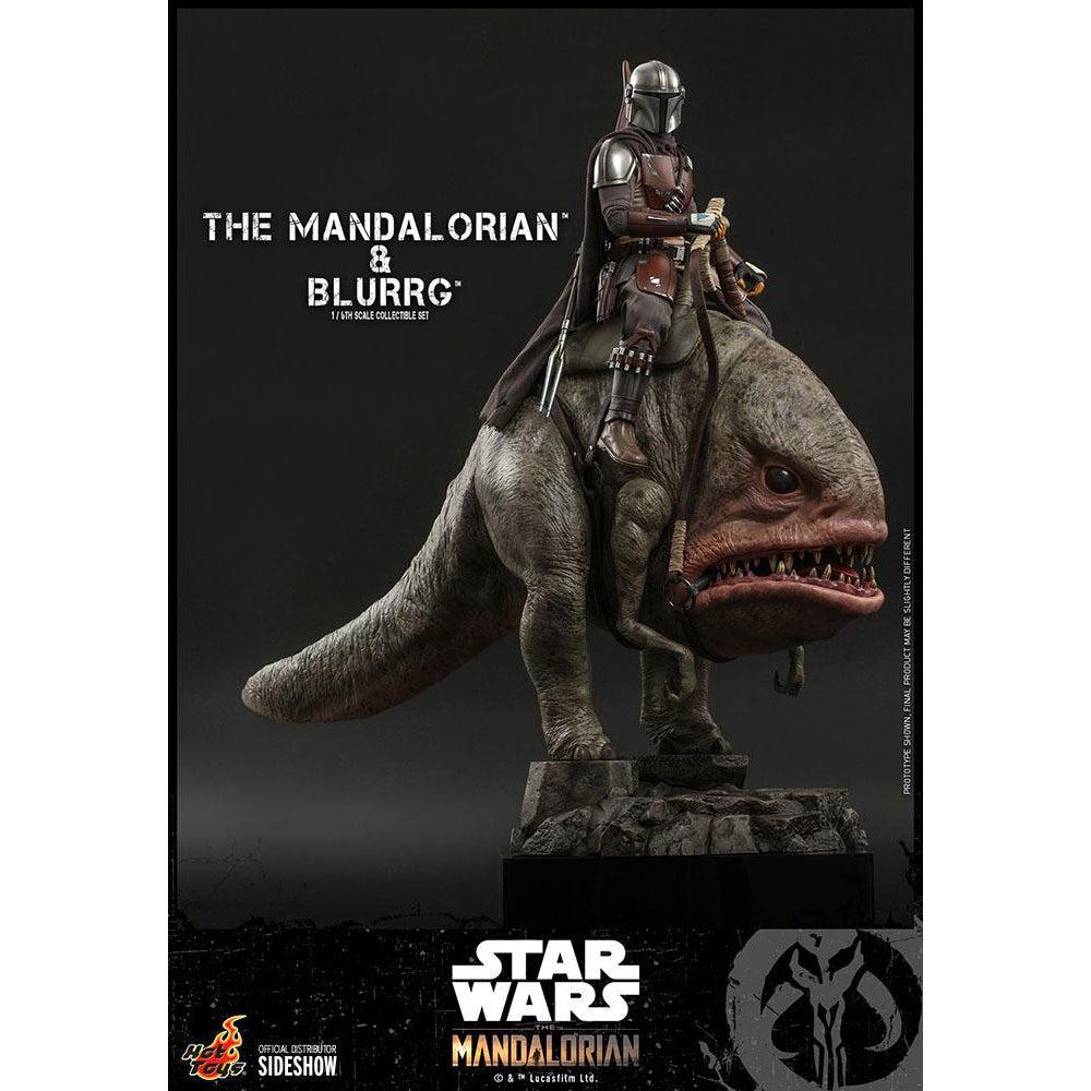 Star Wars: The Mandalorian & Blurrg Set 1/6-Actionfiguren-Hot Toys-Mighty Underground