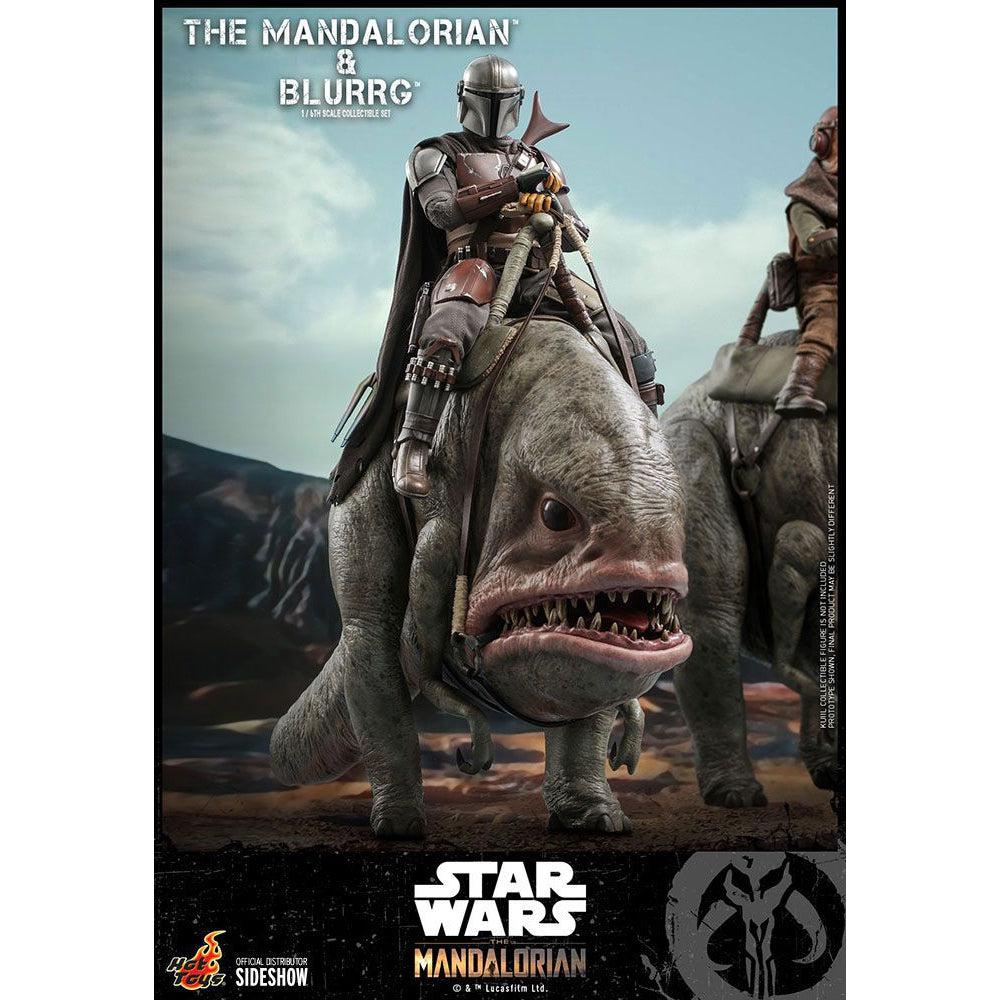 Star Wars: The Mandalorian & Blurrg Set 1/6-Actionfiguren-Hot Toys-Mighty Underground