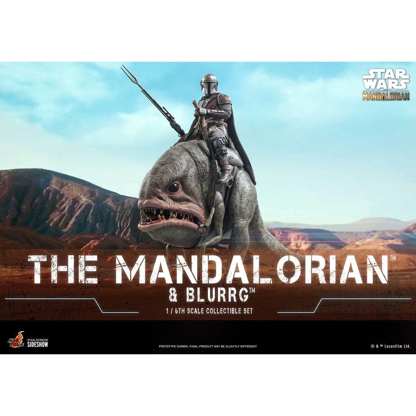 Star Wars: The Mandalorian & Blurrg Set 1/6-Actionfiguren-Hot Toys-Mighty Underground