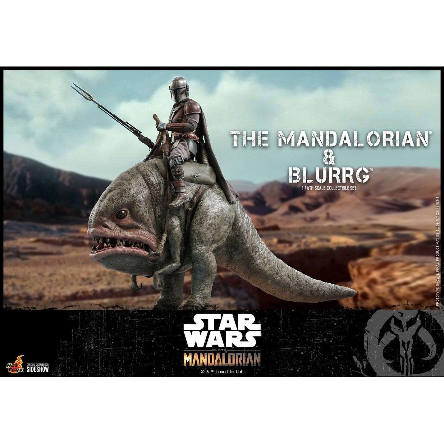 Star Wars: The Mandalorian & Blurrg Set 1/6-Actionfiguren-Hot Toys-Mighty Underground