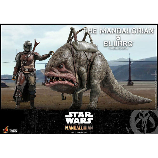 Star Wars: The Mandalorian & Blurrg Set 1/6-Actionfiguren-Hot Toys-Mighty Underground