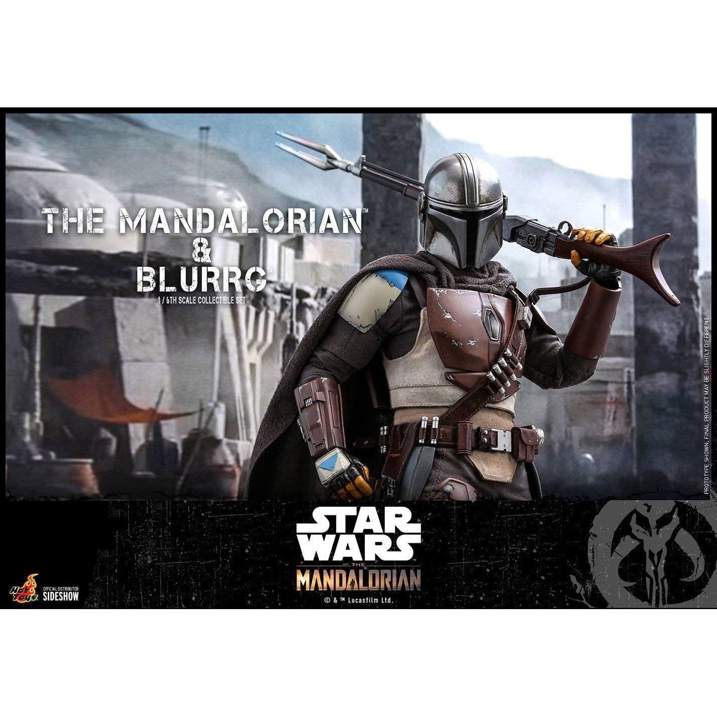 Star Wars: The Mandalorian & Blurrg Set 1/6-Actionfiguren-Hot Toys-Mighty Underground