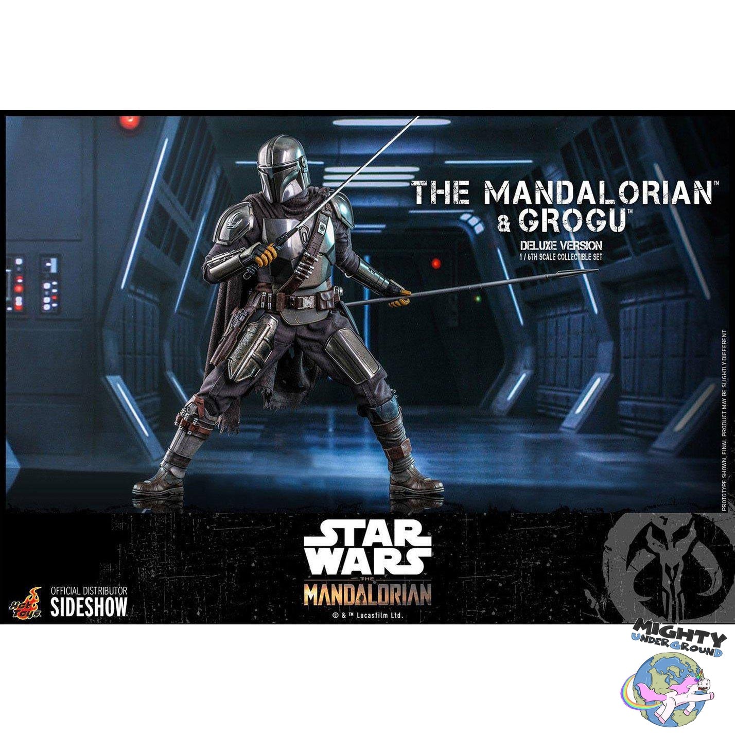 Star Wars: The Mandalorian & Grogu Deluxe 1/6 VORBESTELLUNG!-Actionfiguren-Hot Toys-Mighty Underground