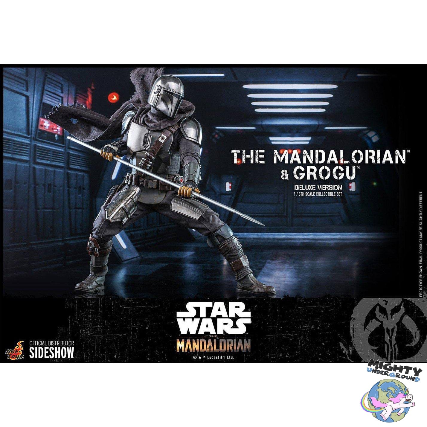 Star Wars: The Mandalorian & Grogu Deluxe 1/6 VORBESTELLUNG!-Actionfiguren-Hot Toys-Mighty Underground