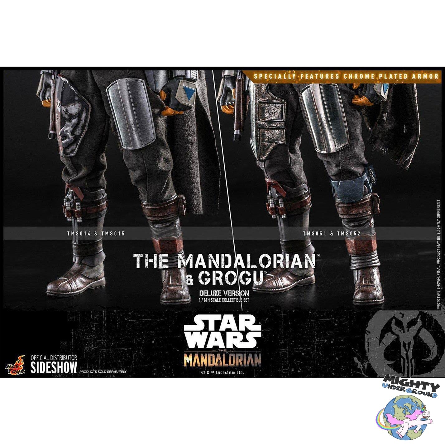 Star Wars: The Mandalorian & Grogu Deluxe 1/6 VORBESTELLUNG!-Actionfiguren-Hot Toys-Mighty Underground