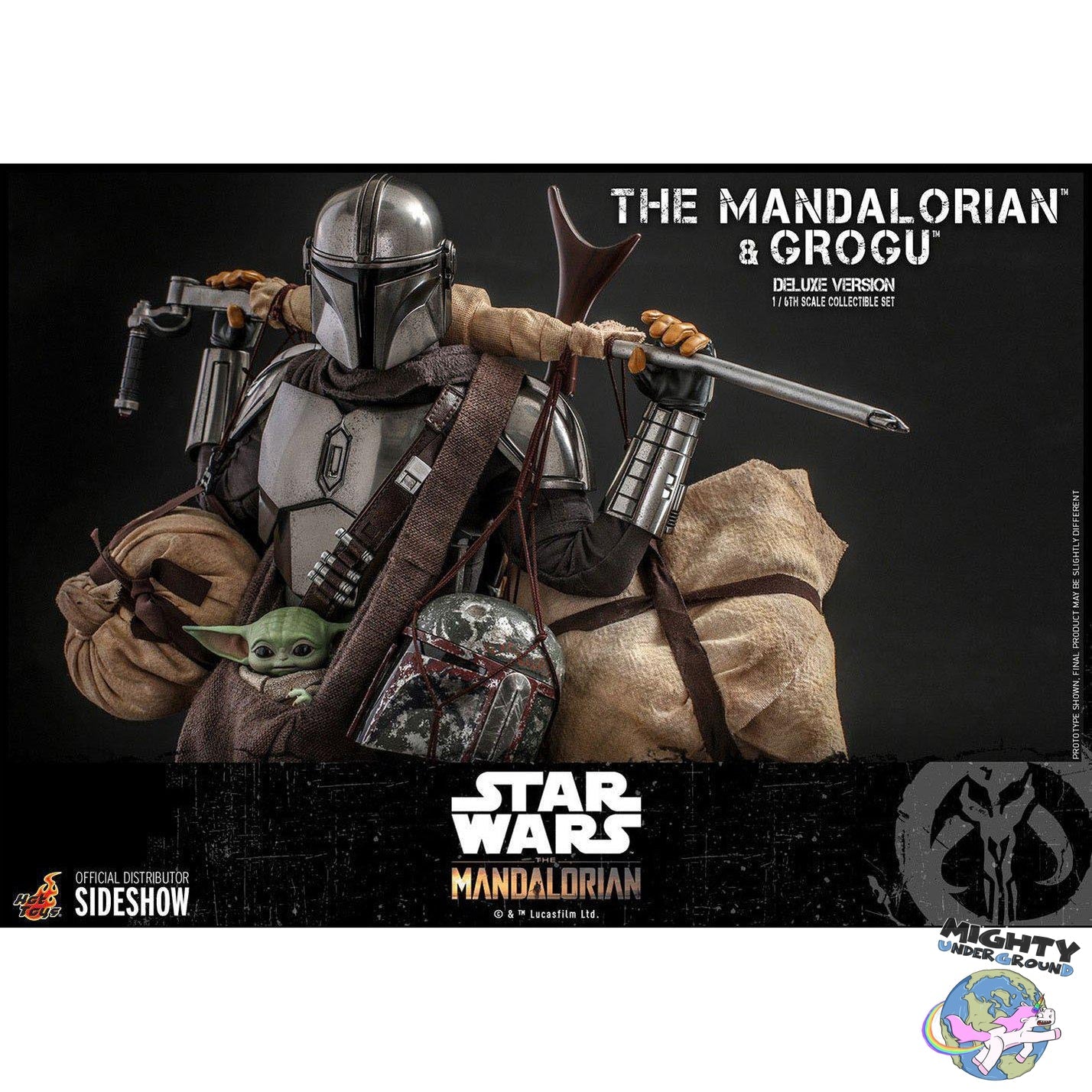 Star Wars: The Mandalorian & Grogu Deluxe 1/6 VORBESTELLUNG!-Actionfiguren-Hot Toys-Mighty Underground