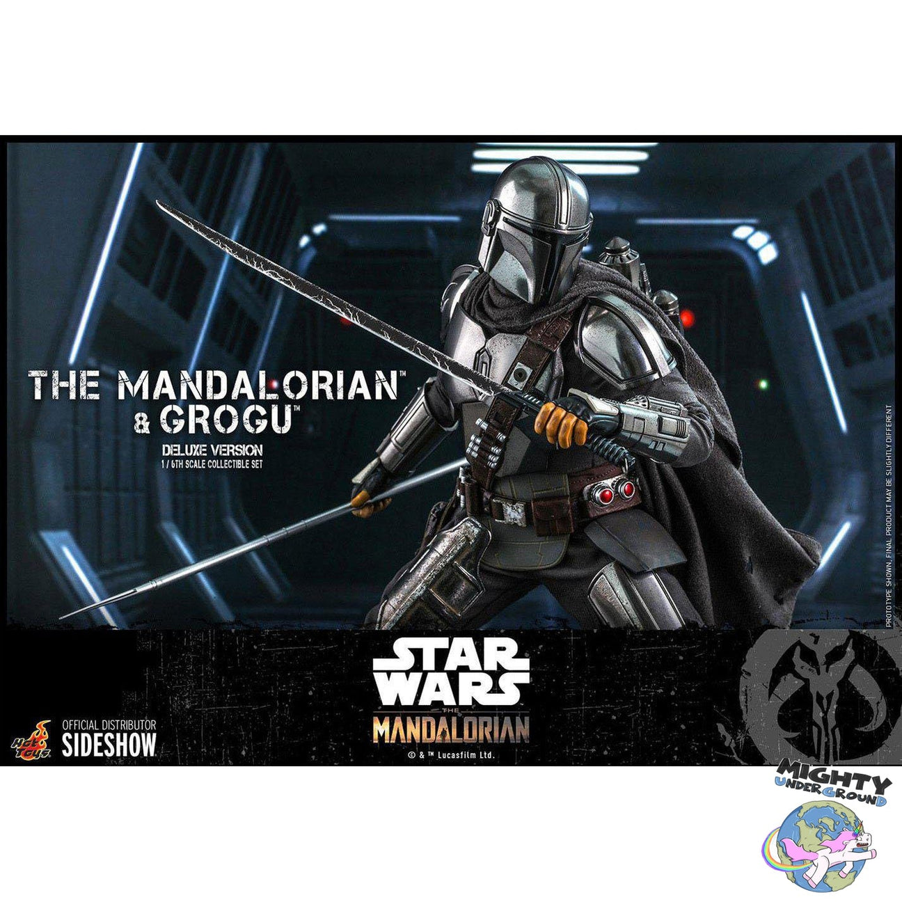 Star Wars: The Mandalorian & Grogu Deluxe 1/6 VORBESTELLUNG!-Actionfiguren-Hot Toys-Mighty Underground