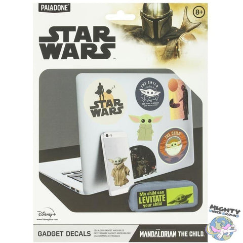 Star Wars: The Mandalorian - The Child - Gadget Decal - Stickerset-Sticker-Paladone-mighty-underground