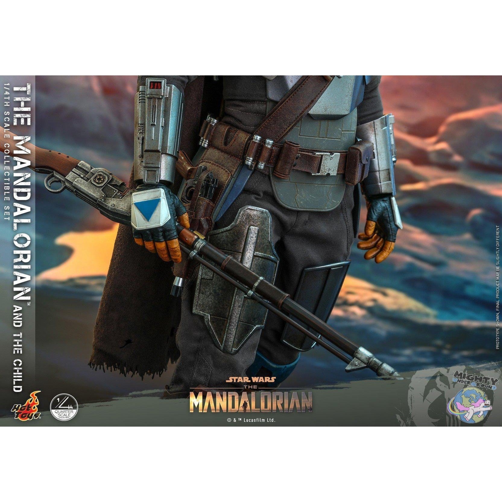 Mezco one 12 outlet mandalorian & child