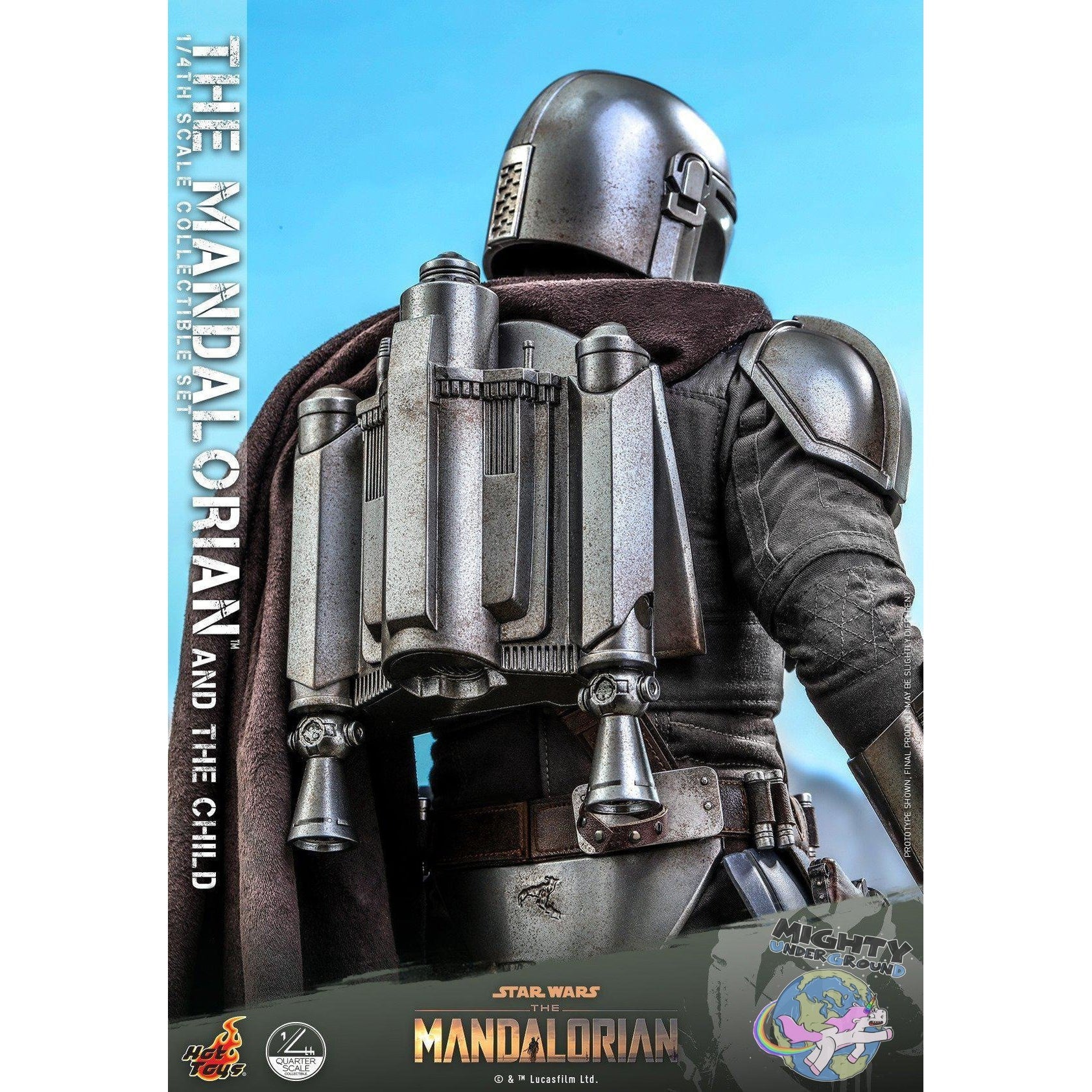 Star Wars: The Mandalorian and The Child 1:4 Scale Figure Set VORBESTELLUNG!-Actionfiguren-Hot Toys-mighty-underground